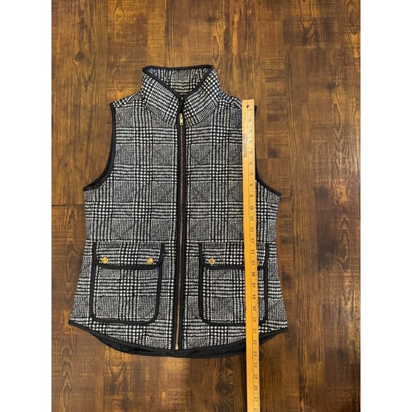 Telluride Clothing Company Black & White Quilted Lightweight Puffer Vest Size M - Picture 7 of 10